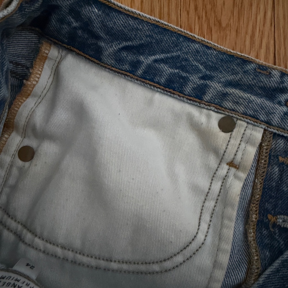 Agolde Parker denim shorts Size 24 - Picture 6 of 11